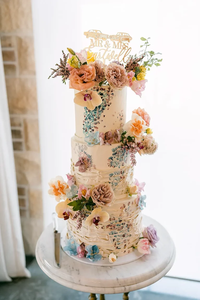 elegant wedding cake luxurius wedding valley estate